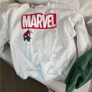 Zara White and Red Kids Graphic Tee